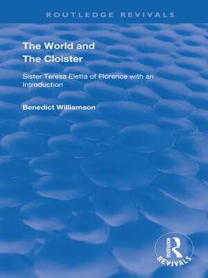 cover image of The World and the Cloister